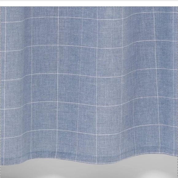 Blue Plaid Shower Curtain - Threshold™ - Picture 4 of 4